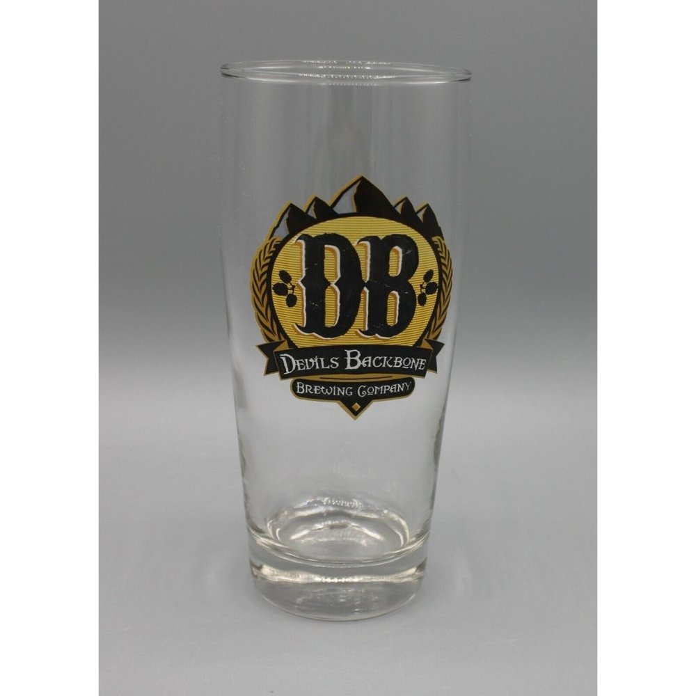 Devils Backbone Brewing Company 16 oz Pint Glass 6.25" Tall Roseland Virginia